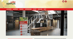 Desktop Screenshot of keppler-holz.de